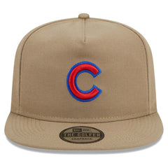 Chicago Cubs New Era Golfer Adjustable Hat - Khaki - New Era Discount