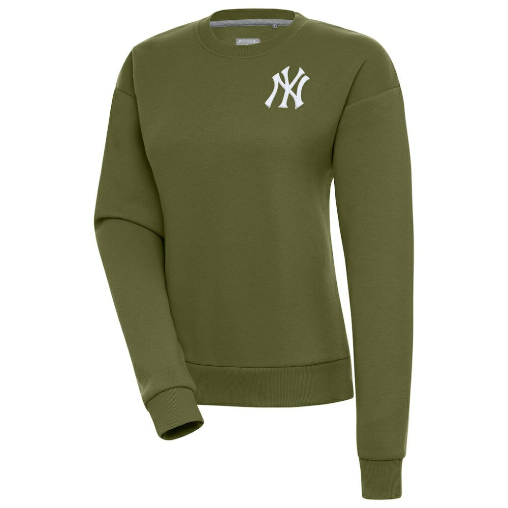 New York Yankees Antigua Women's Victory Pullover Sweatshirt - Olive - MLB Online