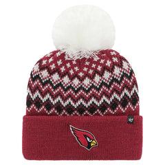 47 brand Arizona Cardinals '47 Women's Elsa Cuffed Knit Hat with Pom Cardinal