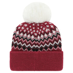 47 brand Arizona Cardinals '47 Women's Elsa Cuffed Knit Hat with Pom Cardinal