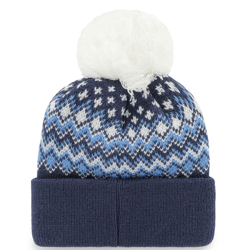 47 brand Tennessee Titans '47 Women's Elsa Cuffed Knit Hat with Pom Navy