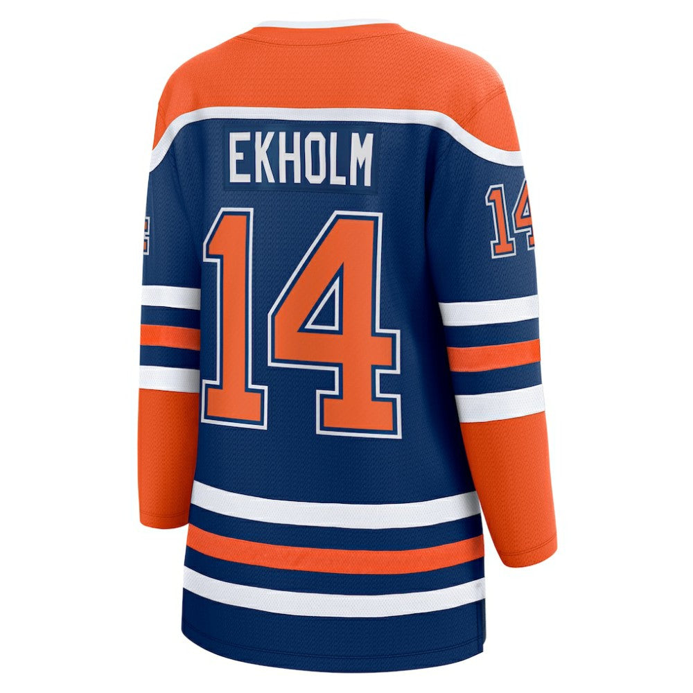 Mattias Ekholm Edmonton Oilers Women's Fanatics Home Breakaway Jersey - Royal - NHL 200037526