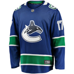Filip Hronek Vancouver Canucks Fanatics Home Breakaway Jersey - Blue - NHL 200037551