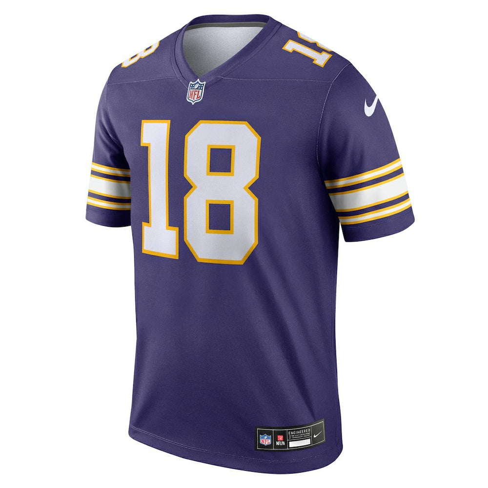 Nike Justin Jefferson Minnesota Vikings Legend Player Performance Top Purple