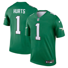 Nike Jalen Hurts Philadelphia Eagles Legend Player Performance Top Kelly Green