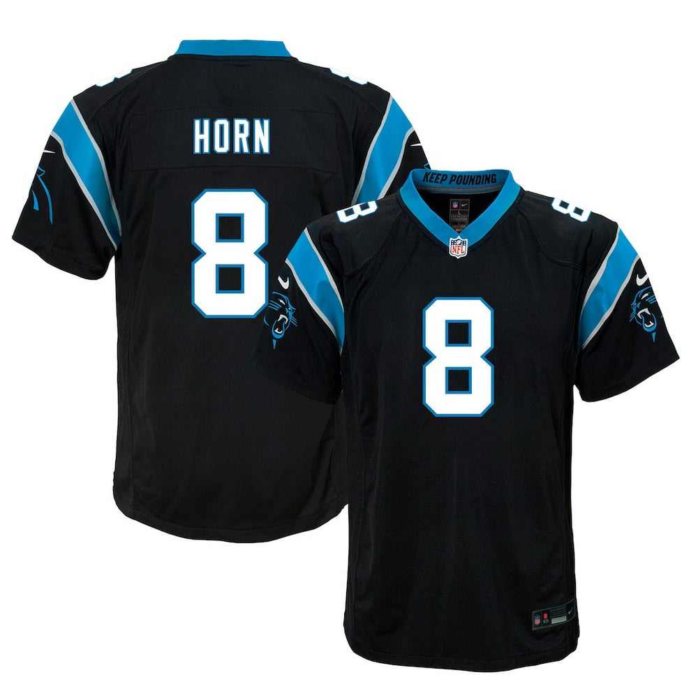 Nike Jaycee Horn Carolina Panthers Youth Game Jersey Black