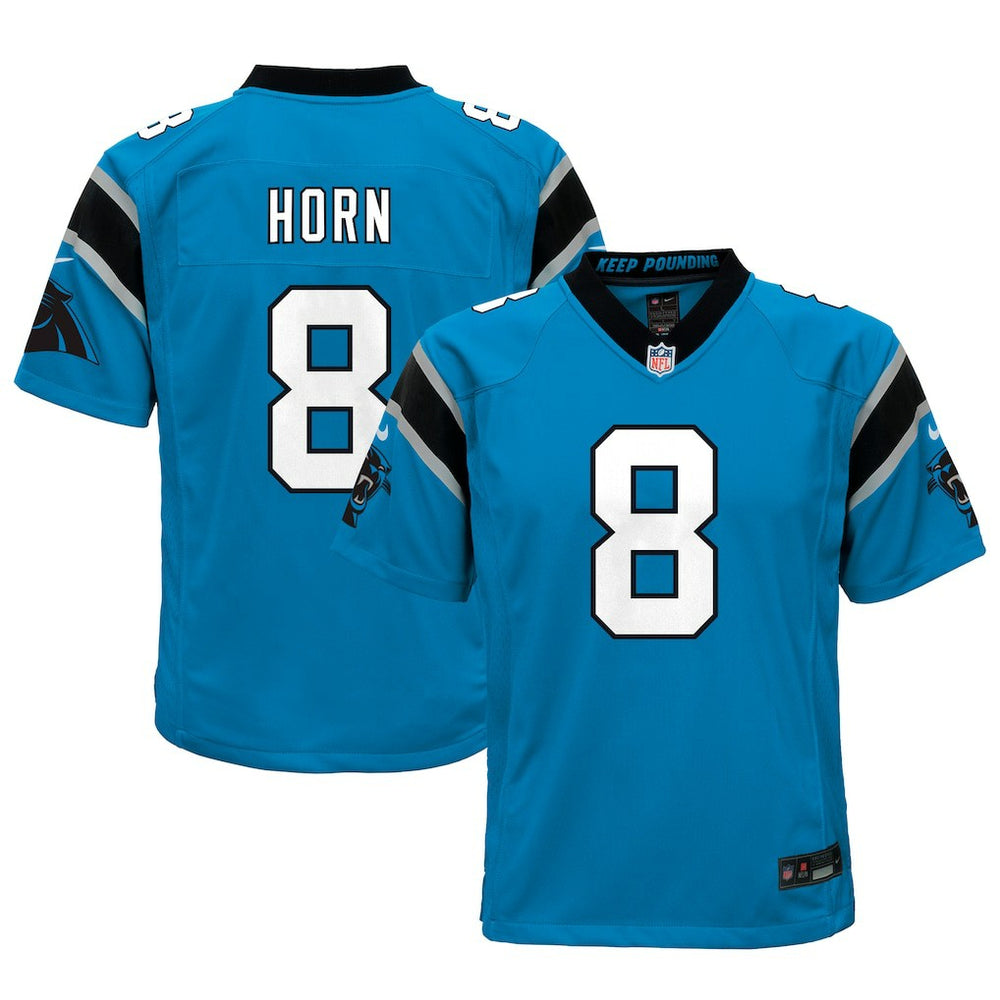 Nike Jaycee Horn Carolina Panthers Youth Game Jersey Blue