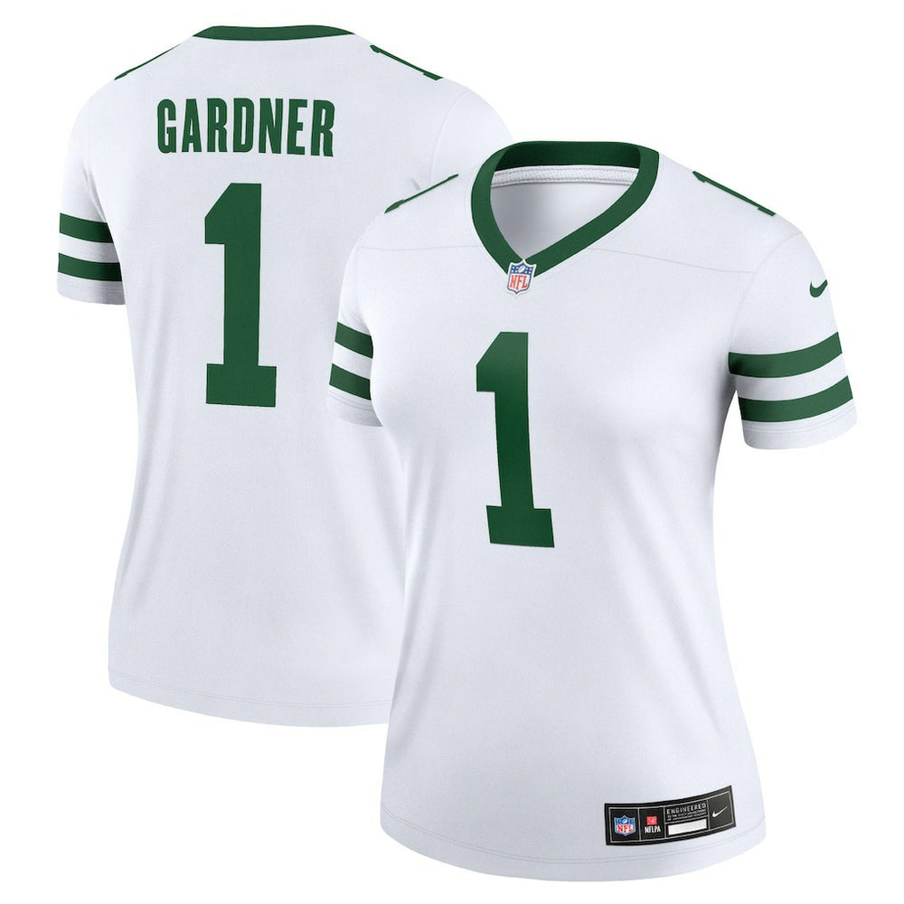 Nike Ahmad Sauce Gardner New York Jets Women's Legend Player Performance Top Legacy White