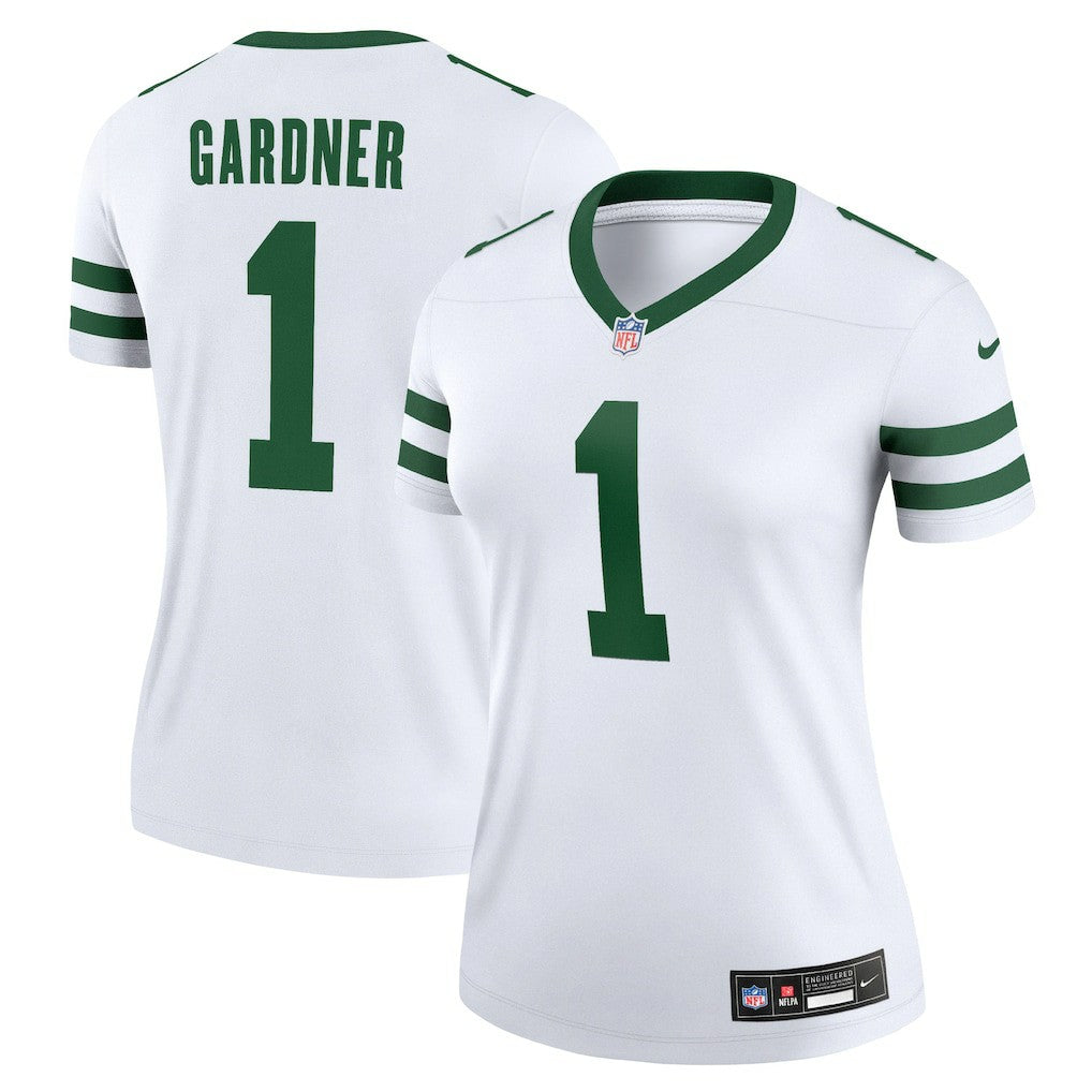 Nike Ahmad Sauce Gardner New York Jets Women's Legend Player Performance Top Legacy White