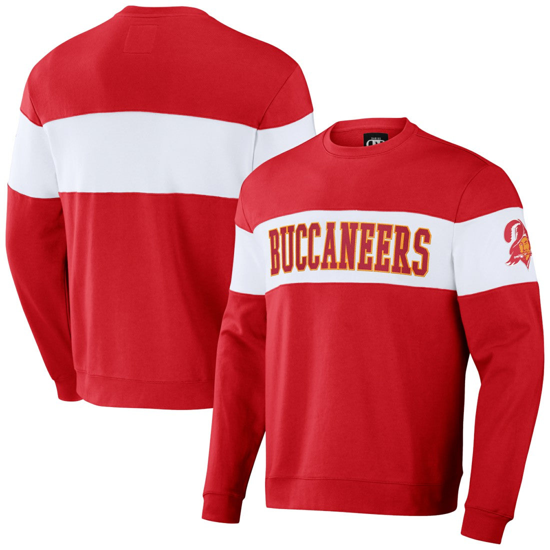 Fanatics Tampa Bay Buccaneers NFL x Darius Rucker Collection Team Color & White Pullover Sweatshirt Red