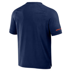 Fanatics Denver Broncos NFL x Darius Rucker Collection Washed Raglan Henley T-Shirt Navy