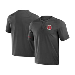 Fanatics Tampa Bay Buccaneers NFL x Darius Rucker Collection Washed Raglan Henley T-Shirt Pewter