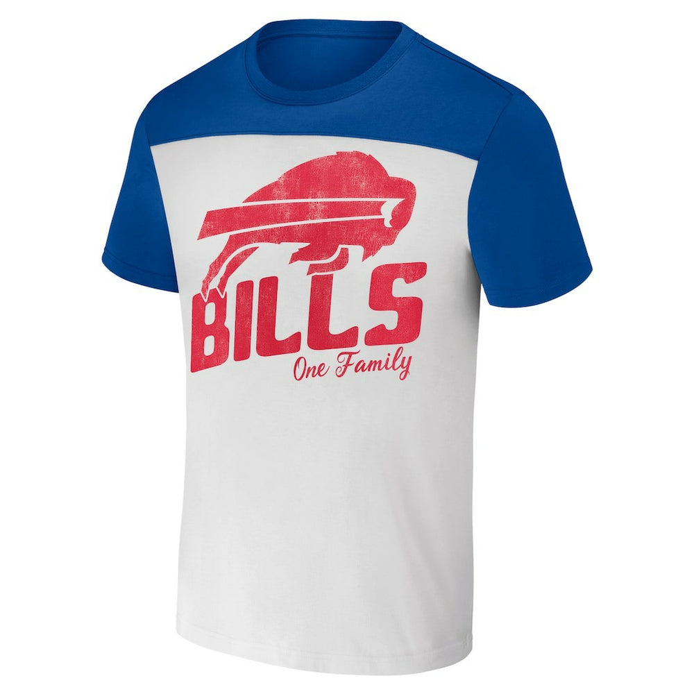 Fanatics Buffalo Bills NFL x Darius Rucker Collection Colorblocked T-Shirt White/Royal