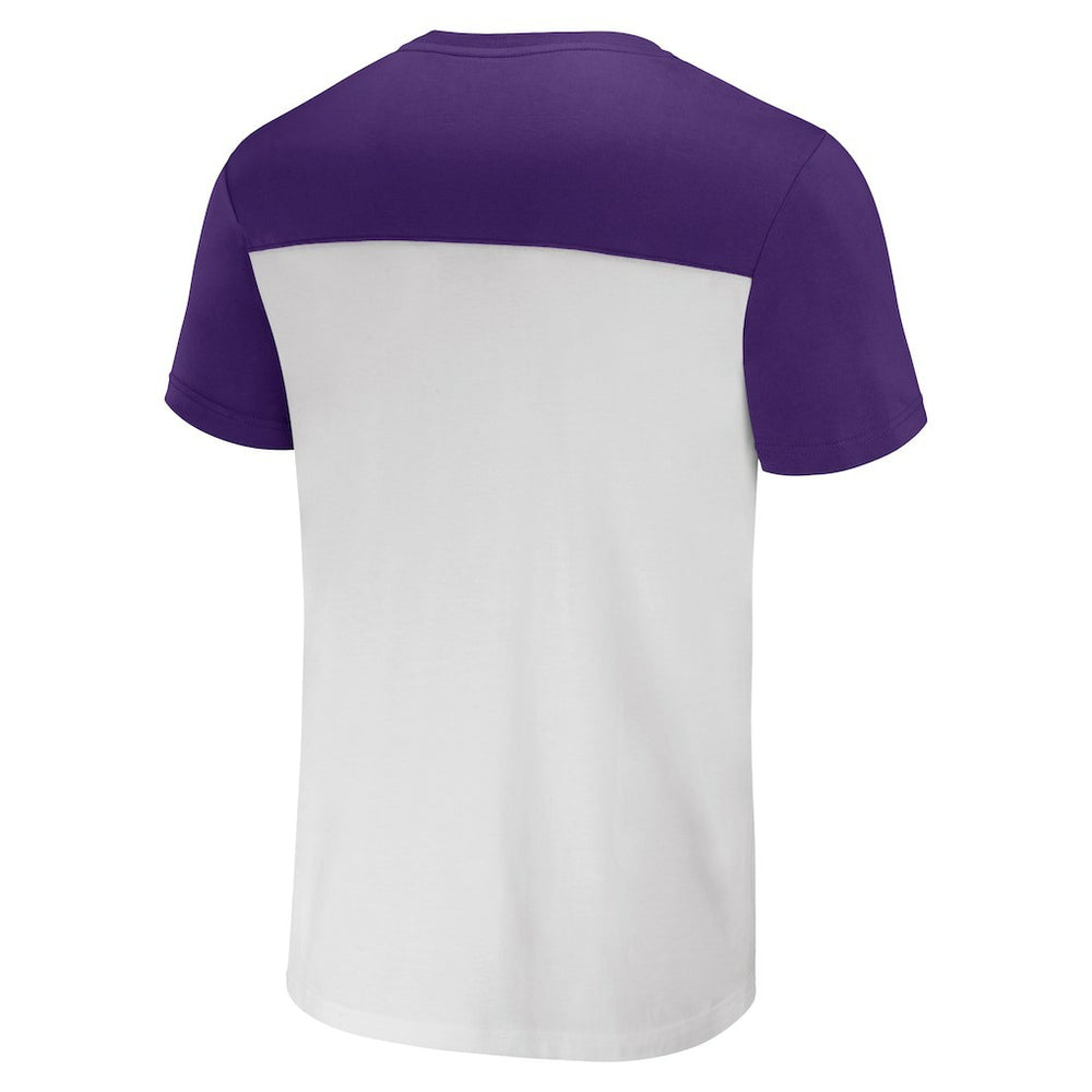 Fanatics Minnesota Vikings NFL x Darius Rucker Collection Colorblocked T-Shirt Cream