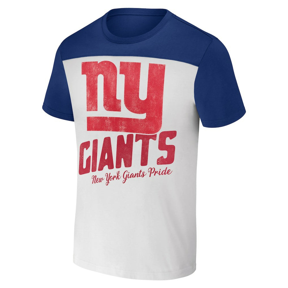 Fanatics New York Giants NFL x Darius Rucker Collection Colorblocked T-Shirt Cream
