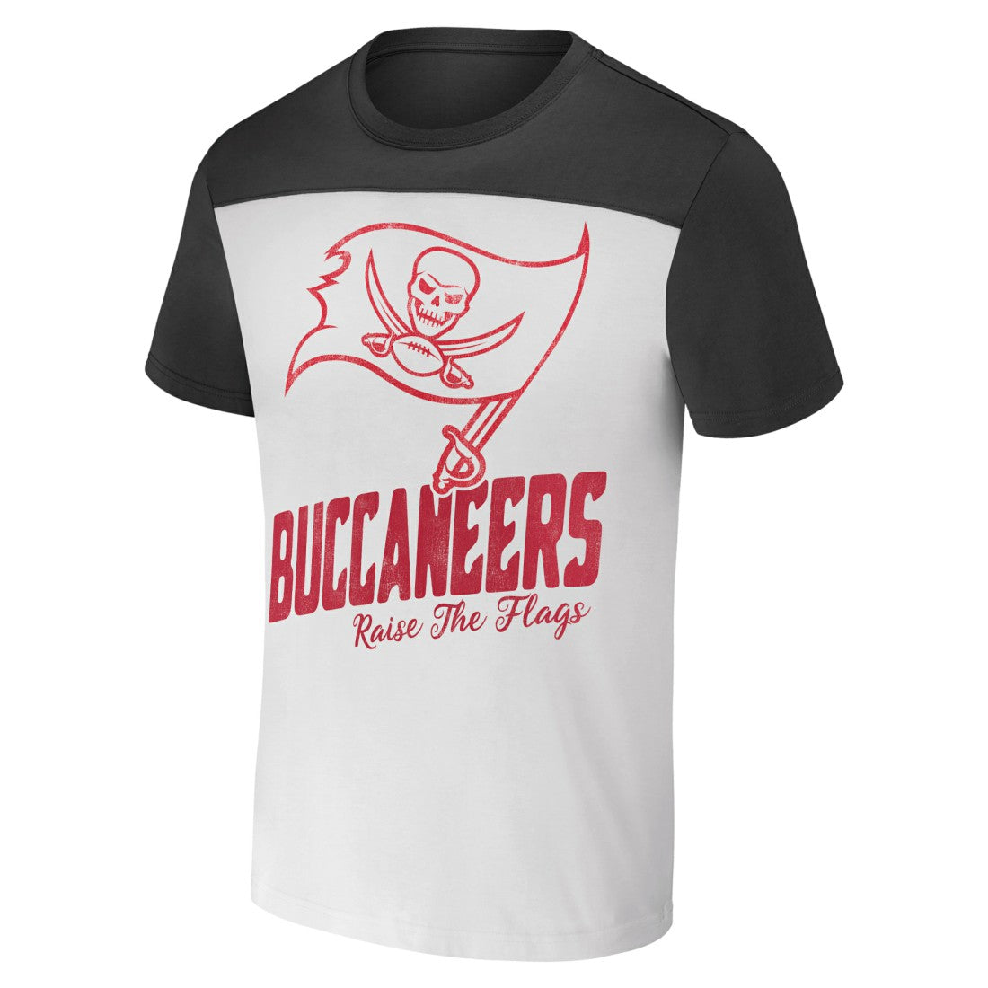 Fanatics Tampa Bay Buccaneers NFL x Darius Rucker Collection Colorblocked T-Shirt White/Pewter