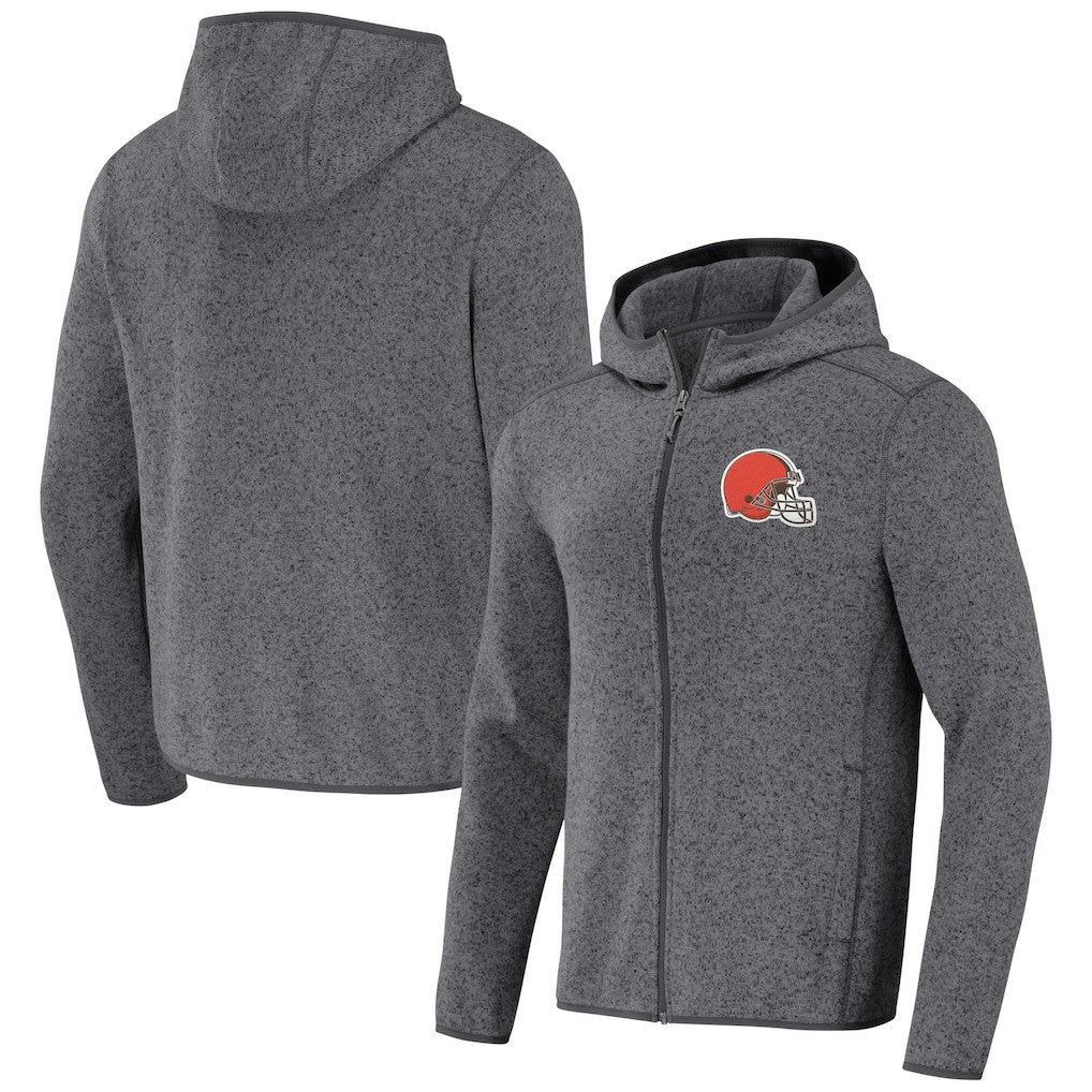 Fanatics Cleveland Browns NFL x Darius Rucker Collection Fleece Pullover Hoodie Gray
