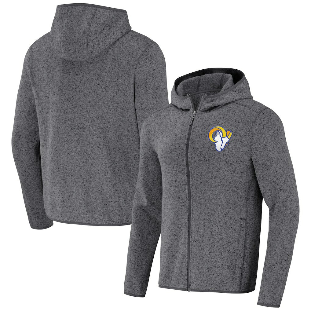 Fanatics Los Angeles Rams NFL x Darius Rucker Collection Fleece Pullover Hoodie Gray
