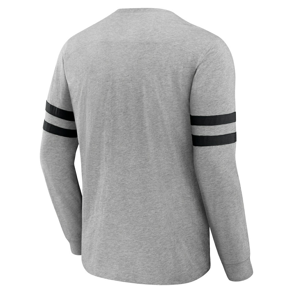 Fanatics New Orleans Saints NFL x Darius Rucker Collection Henley Long Sleeve T-Shirt Heather Gray