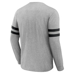 Fanatics New Orleans Saints NFL x Darius Rucker Collection Henley Long Sleeve T-Shirt Heather Gray