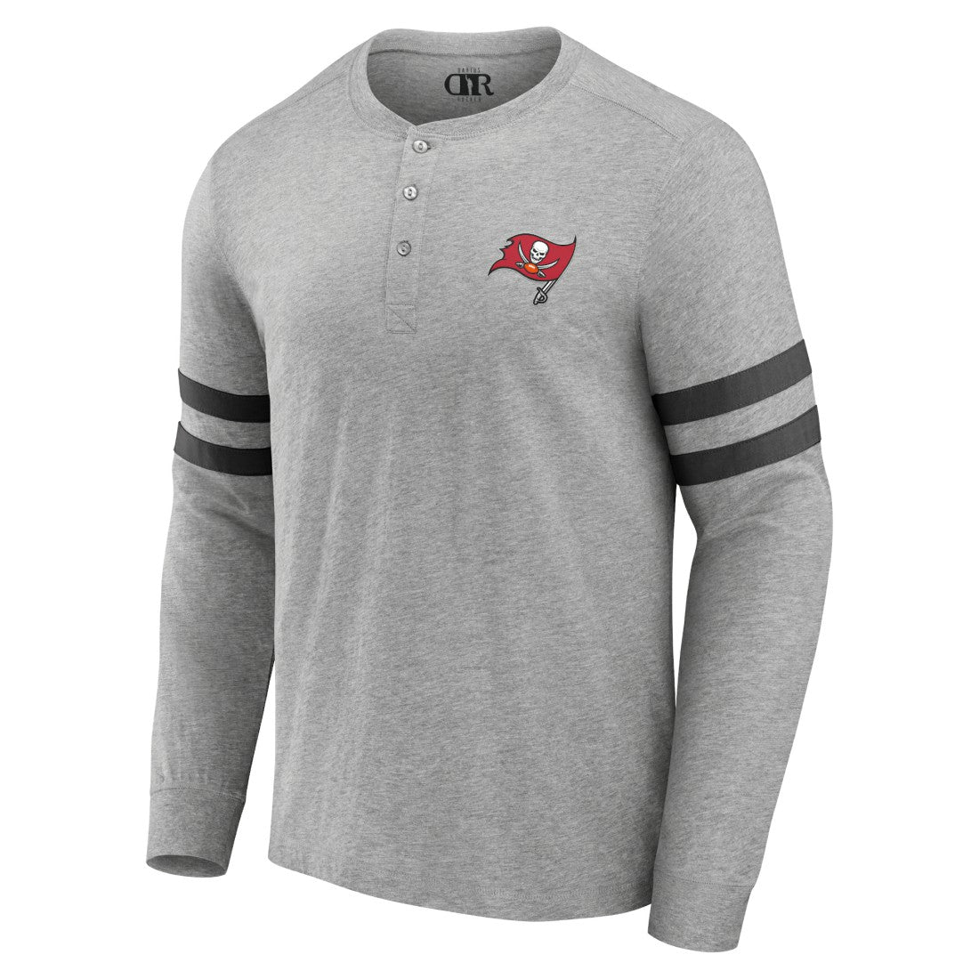 Fanatics Tampa Bay Buccaneers NFL x Darius Rucker Collection Henley Long Sleeve T-Shirt Heather Gray