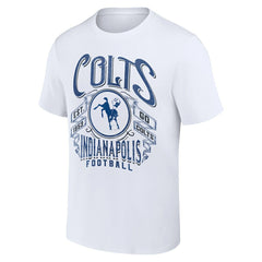 Fanatics Indianapolis Colts NFL x Darius Rucker Collection Vintage Football T-Shirt White