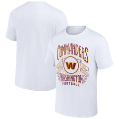 Fanatics Washington Commanders NFL x Darius Rucker Collection Vintage Football T-Shirt White