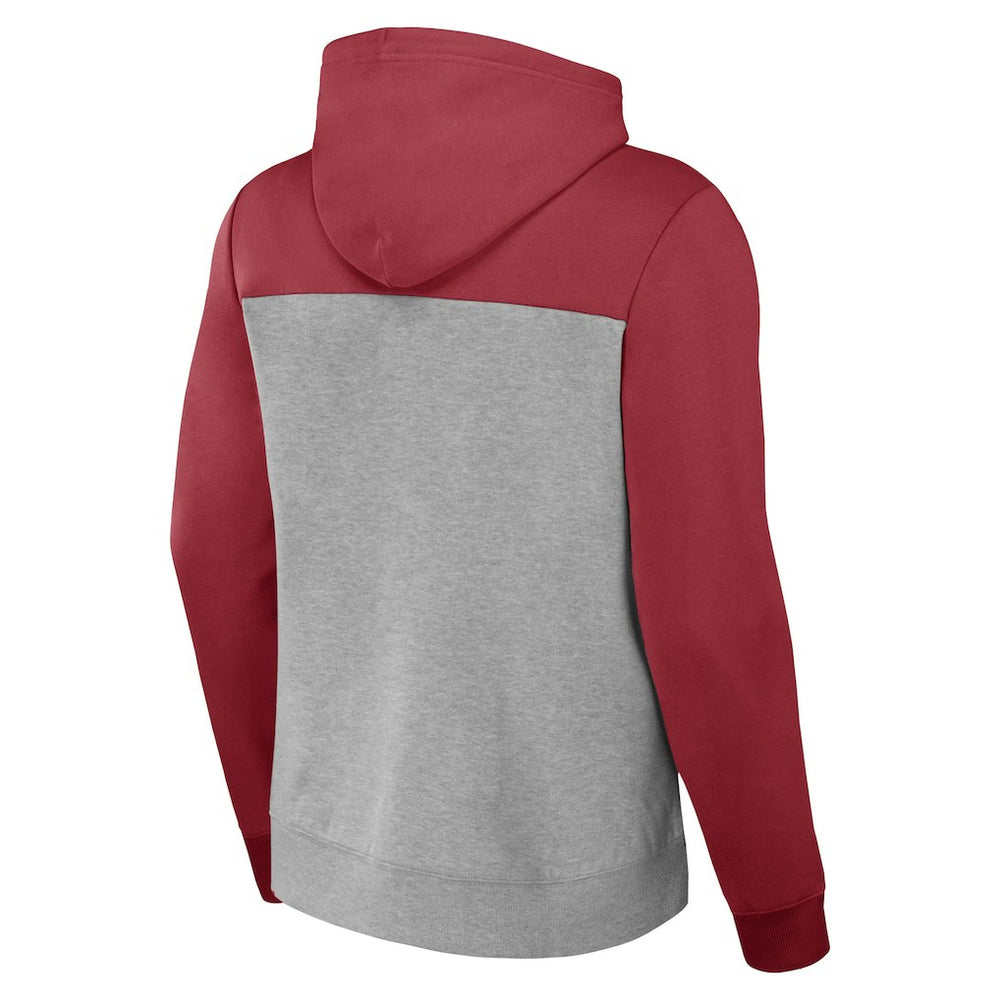 Fanatics Arizona Cardinals NFL x Darius Rucker Collection Color Blocked Pullover Hoodie Heather Gray