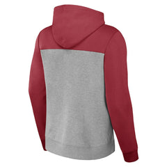 Fanatics Arizona Cardinals NFL x Darius Rucker Collection Color Blocked Pullover Hoodie Heather Gray