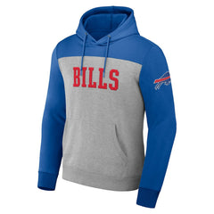 Fanatics Buffalo Bills NFL x Darius Rucker Collection Color Blocked Pullover Hoodie Heather Gray