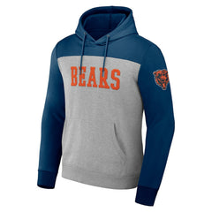 Fanatics Chicago Bears NFL x Darius Rucker Collection Color Blocked Pullover Hoodie Heather Gray