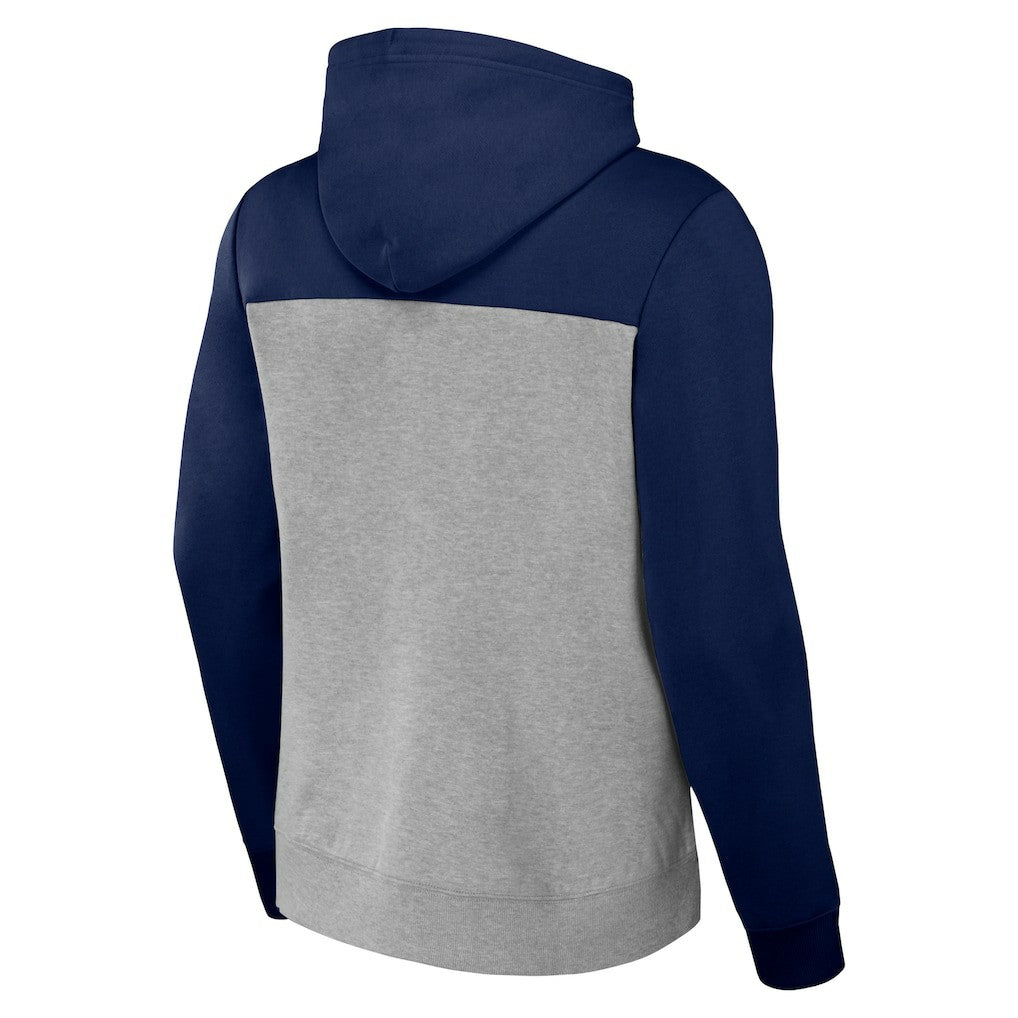Fanatics New England Patriots NFL x Darius Rucker Collection Color Blocked Pullover Hoodie Heather Gray