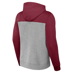 Fanatics Washington Commanders NFL x Darius Rucker Collection Color Blocked Pullover Hoodie Heather Gray