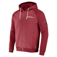 Fanatics Arizona Cardinals NFL x Darius Rucker Collection Raglan Full-Zip Hoodie Cardinal