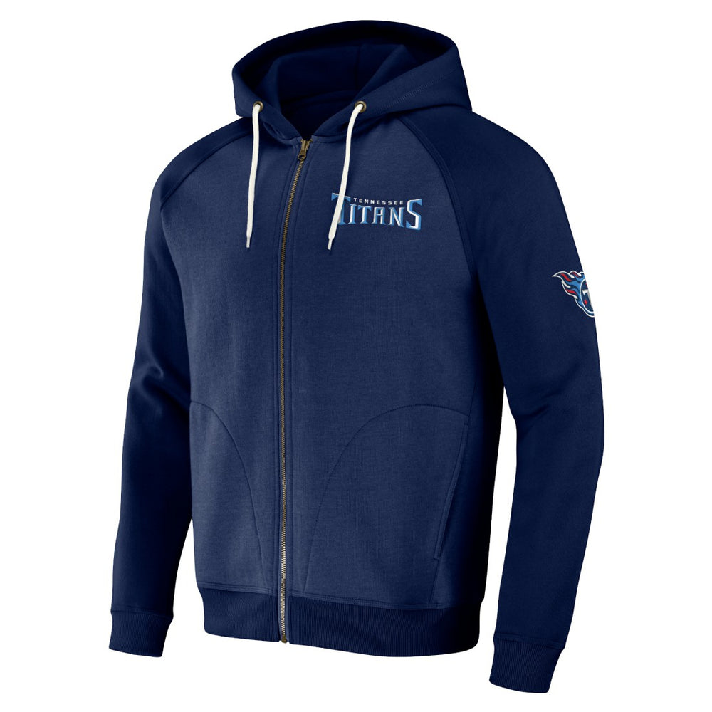 Fanatics Tennessee Titans NFL x Darius Rucker Collection Raglan Full-Zip Hoodie Navy