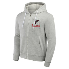 Fanatics Atlanta Falcons NFL x Darius Rucker Collection Domestic Full-Zip Hoodie Heather Gray
