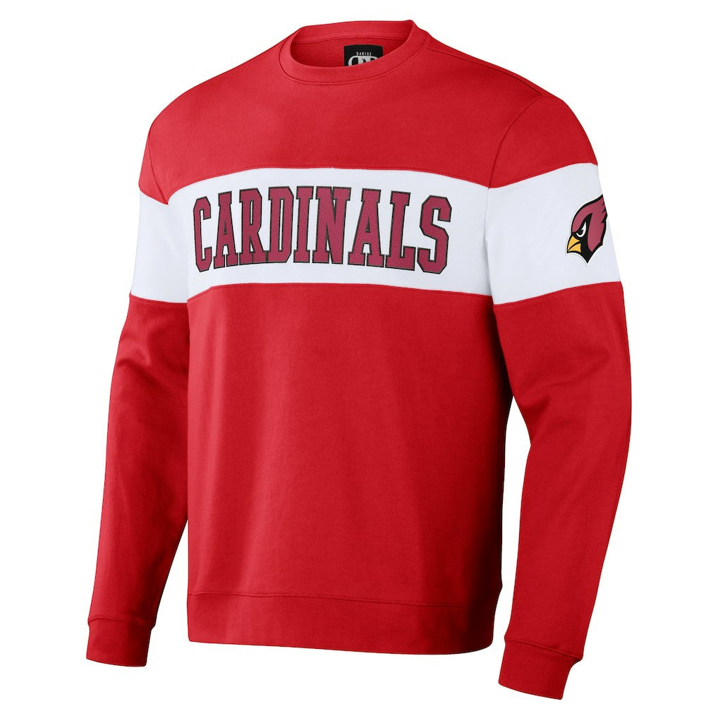 Fanatics Arizona Cardinals NFL x Darius Rucker Collection Team Color & White Pullover Sweatshirt Cardinal