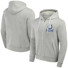Fanatics Indianapolis Colts NFL x Darius Rucker Collection Domestic Full-Zip Hoodie Heather Gray