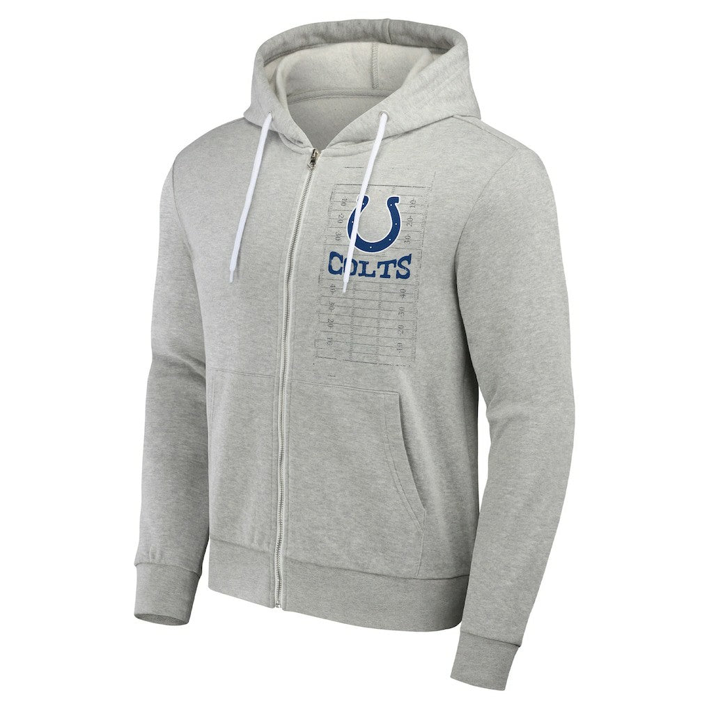 Fanatics Indianapolis Colts NFL x Darius Rucker Collection Domestic Full-Zip Hoodie Heather Gray