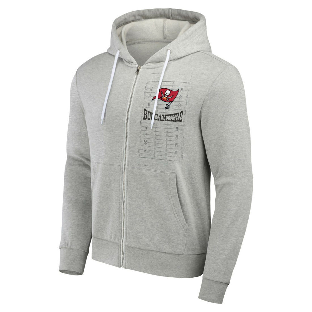 Fanatics Tampa Bay Buccaneers NFL x Darius Rucker Collection Domestic Full-Zip Hoodie Heather Gray