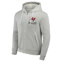 Fanatics Tampa Bay Buccaneers NFL x Darius Rucker Collection Domestic Full-Zip Hoodie Heather Gray