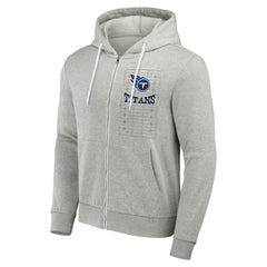 Fanatics Tennessee Titans NFL x Darius Rucker Collection Domestic Full-Zip Hoodie Heather Gray