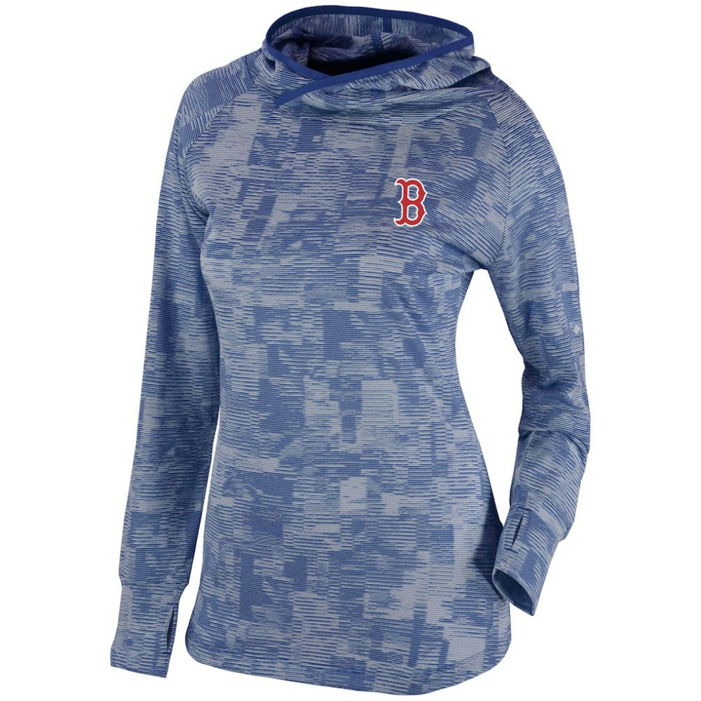 Boston Red Sox Columbia Women's Omni-Wick Sunday Ball Pullover Hoodie - Navy - Columbia Sale