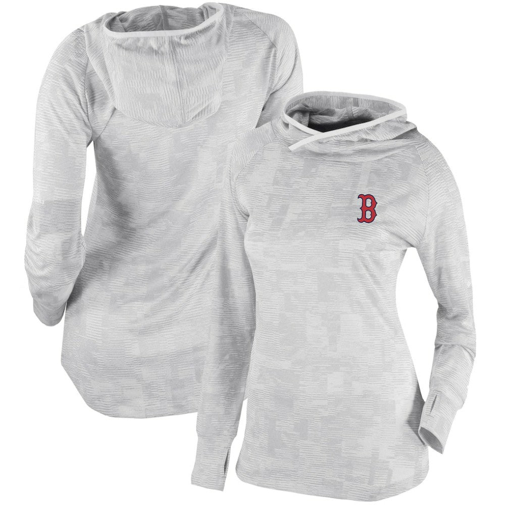 Boston Red Sox Columbia Women's Omni-Wick Sunday Ball Pullover Hoodie - White - Columbia Online