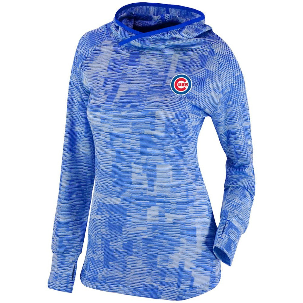 Chicago Cubs Columbia Women's Omni-Wick Sunday Ball Pullover Hoodie - Royal - Columbia Sale