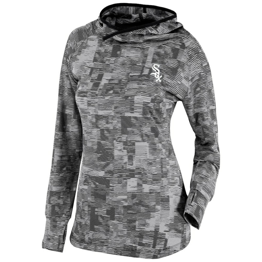 Chicago White Sox Columbia Women's Omni-Wick Sunday Ball Pullover Hoodie - Black - Columbia on Sale