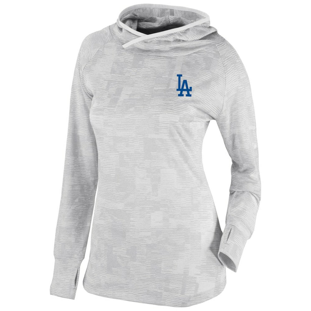 Los Angeles Dodgers Columbia Women's Omni-Wick Sunday Ball Pullover Hoodie - White - Columbia Sale