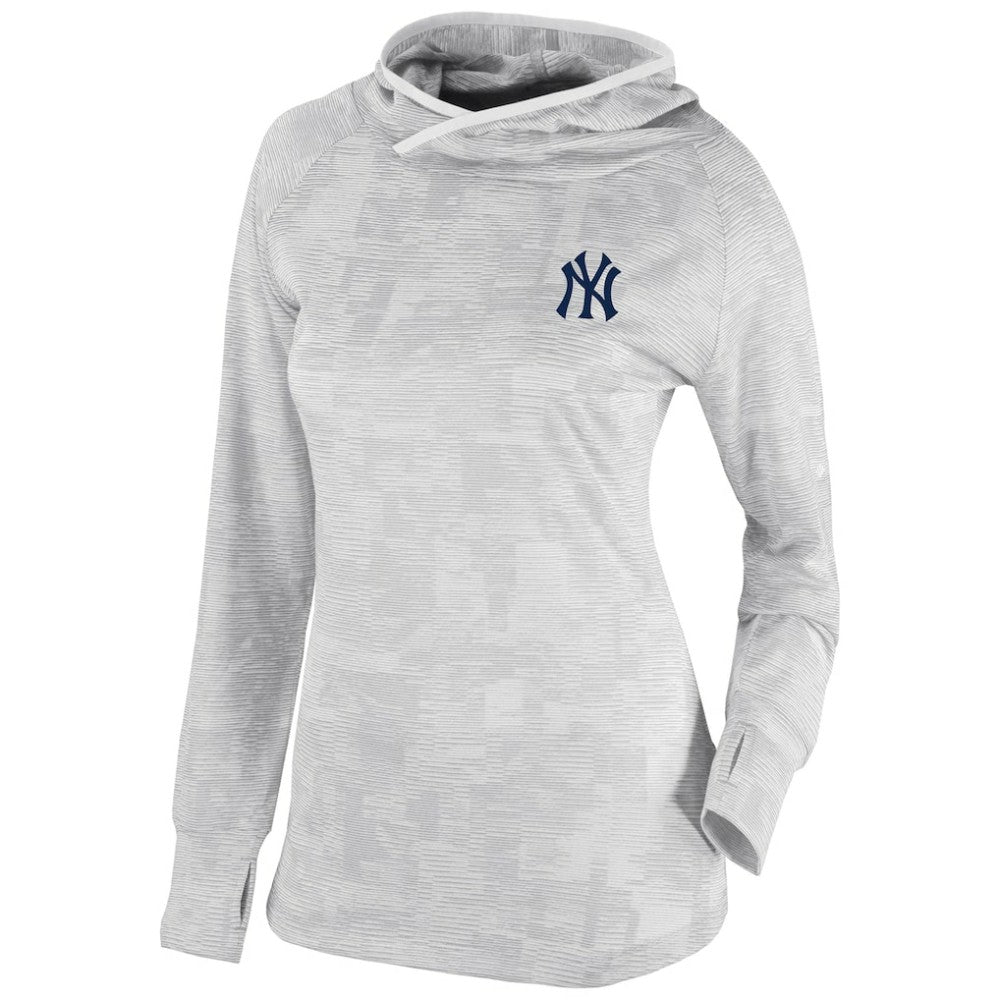 New York Yankees Columbia Women's Omni-Wick Sunday Ball Pullover Hoodie - White - Columbia Online
