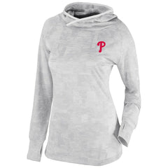 Philadelphia Phillies Columbia Women's Omni-Wick Sunday Ball Pullover Hoodie - White - Columbia Discount