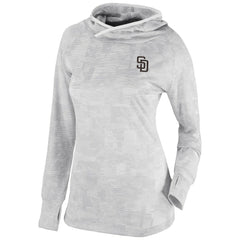 San Diego Padres Columbia Women's Omni-Wick Sunday Ball Pullover Hoodie - White - Columbia Discount